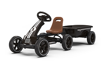 Gokart mit Anh&auml;nger | EXIT Foxy & Anh&auml;nger Black