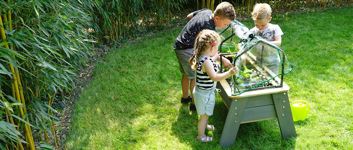 Spaßig und lehrreich: ein Gemüsegarten für Kinder