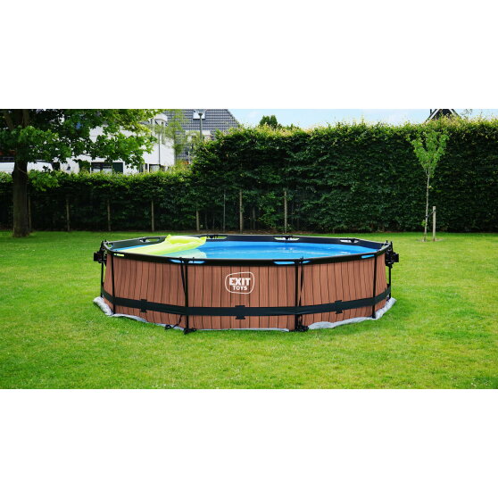 EXIT Pool Bodenplane 480x480cm - grau