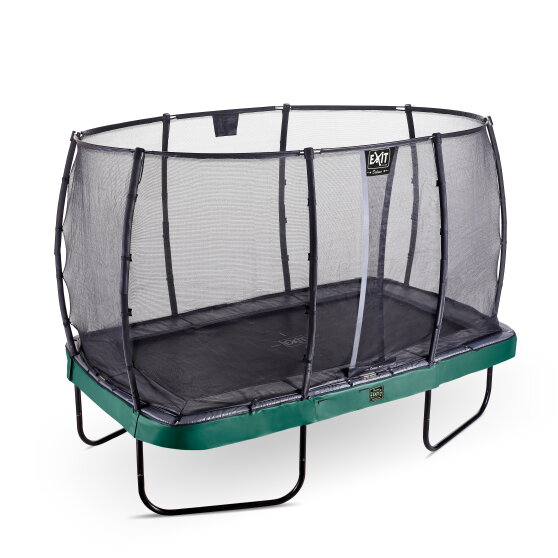 EXIT Elegant Premium Trampolin Komplettset 214x366cm - grün