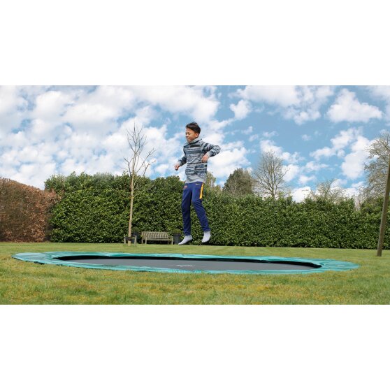 EXIT Supreme Bodentrampolin ø305cm - grün