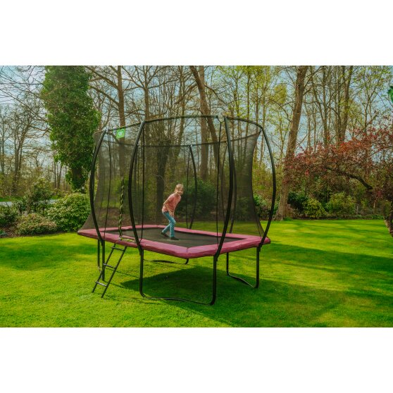 EXIT Silhouette Trampolin 214x305cm - rosa