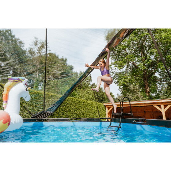 EXIT Poolabdeckung ECO ø427cm - auch für Intex/Bestway - universell