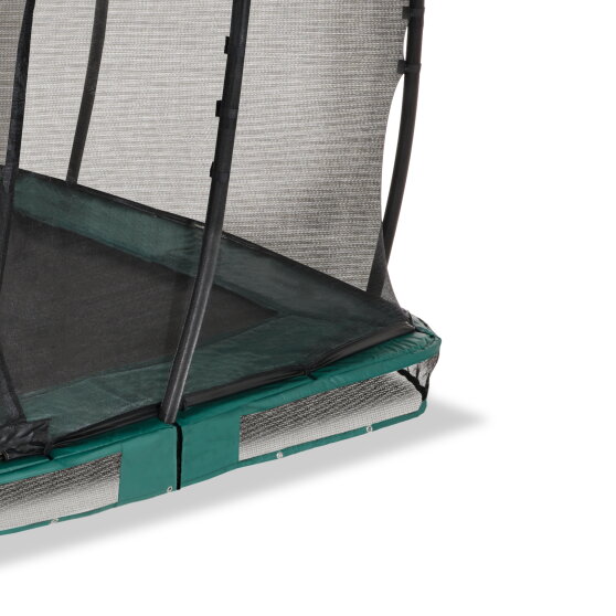 EXIT Allure Premium Bodentrampolin 214x366cm - grün