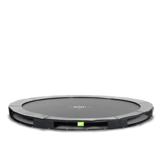 EXIT Elegant sports Bodentrampolin ø427cm - schwarz