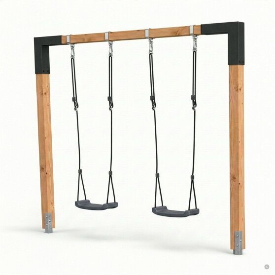 EXIT Linea 85 doppelte Holzschaukel | Douglas-Holz