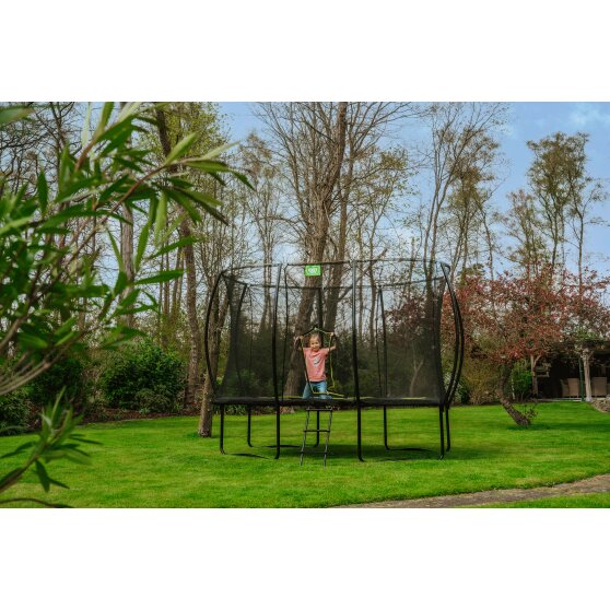 EXIT Silhouette Trampolin 214x305cm - schwarz