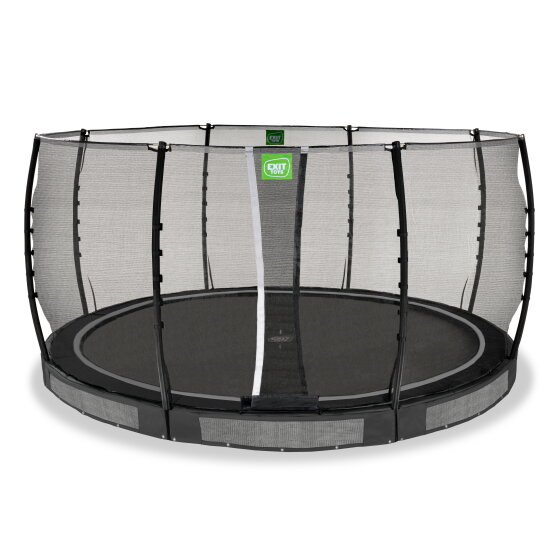 EXIT Allure Classic Bodentrampolin ø427cm - schwarz
