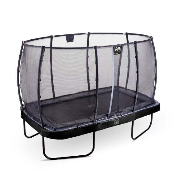 EXIT Elegant Premium Trampolin Komplettset 244x427cm - schwarz