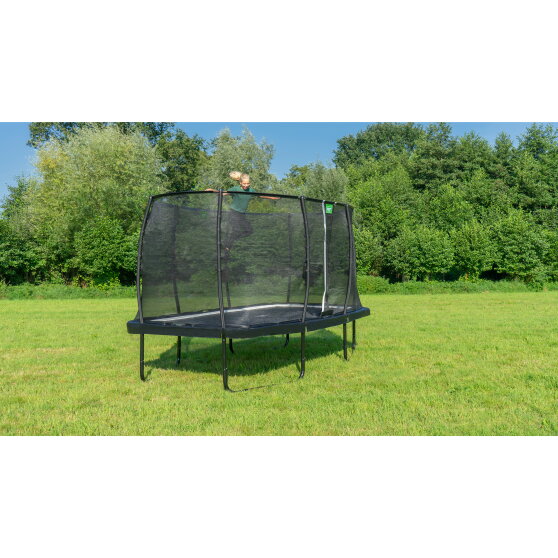 EXIT Allure Premium Trampolin 214x366cm - schwarz