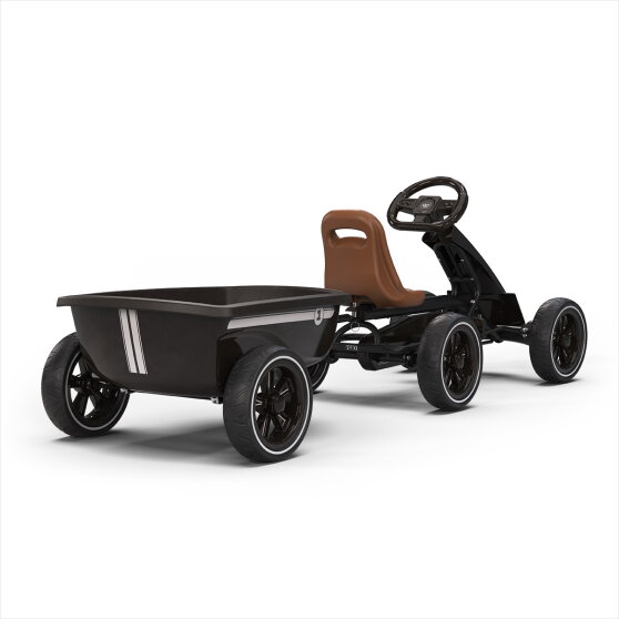 EXIT Foxy Go-Kart mit Anh&auml;nger f&uuml;r Kinder schwarz | ab 2 Jahren
