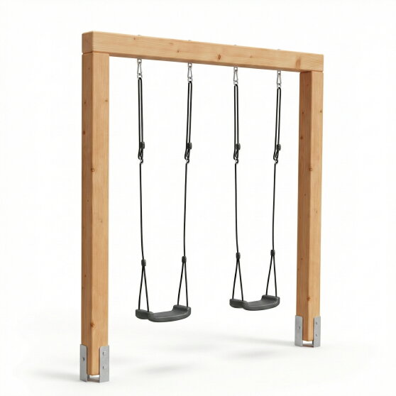 EXIT Linea Massiv 140 Doppelschaukel aus Holz