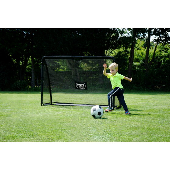 EXIT Maestro stählernes Fußballtor 180x120cm - schwarz