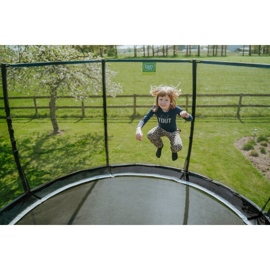 EXIT Allure Premium Trampolin &oslash;427cm - gr&uuml;n