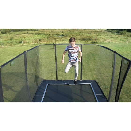 EXIT PeakPro Trampolin 305x519cm - schwarz