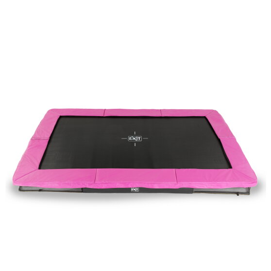 EXIT Silhouette sports Bodentrampolin 214x305cm - rosa