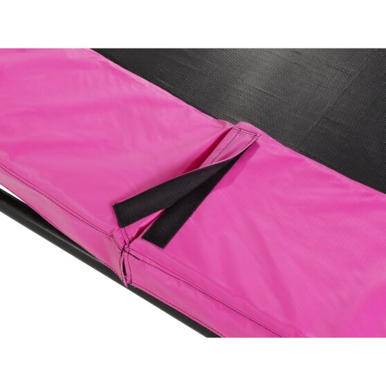 EXIT Silhouette Bodentrampolin 214x305cm - rosa