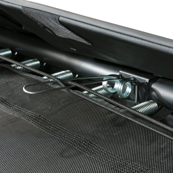 EXIT InTerra ebenerdige sports Trampolin 214x305cm - schwarz