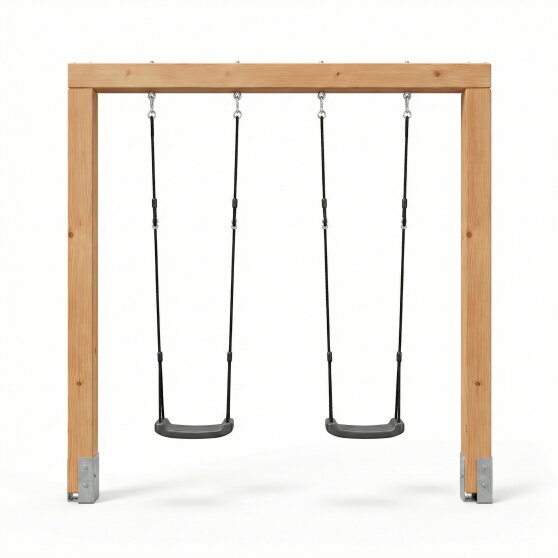 EXIT Linea Massiv 140 Doppelschaukel aus Holz