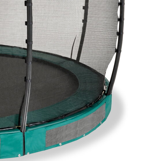 EXIT Allure Premium Bodentrampolin &oslash;427cm - gr&uuml;n