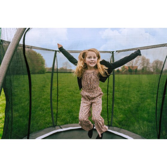 EXIT Black Edition Bodentrampolin ø244cm - schwarz