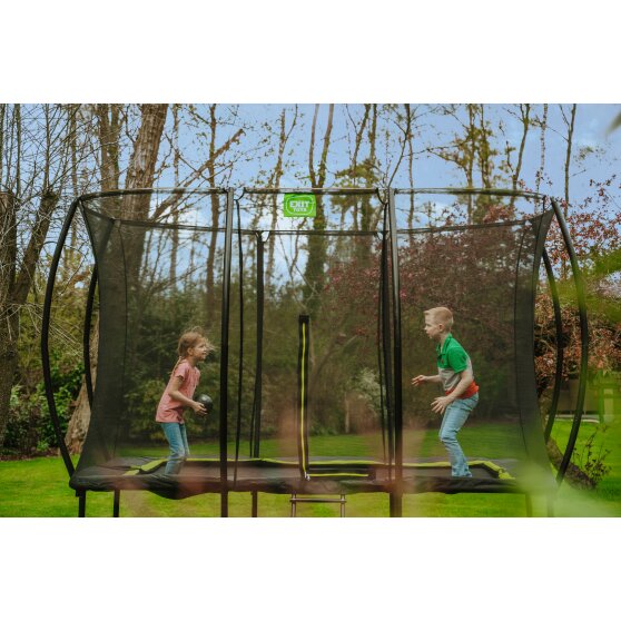 EXIT Silhouette Trampolin 214x305cm - schwarz