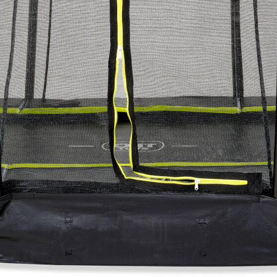 EXIT Silhouette Bodentrampolin ø244cm mit Sicherheitsnetz - schwarz