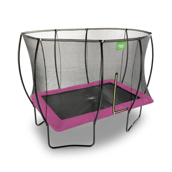 EXIT Silhouette Trampolin 214x305cm - rosa