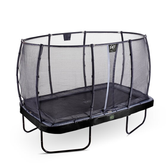 EXIT Elegant Premium Trampolin Komplettset 214x366cm - schwarz