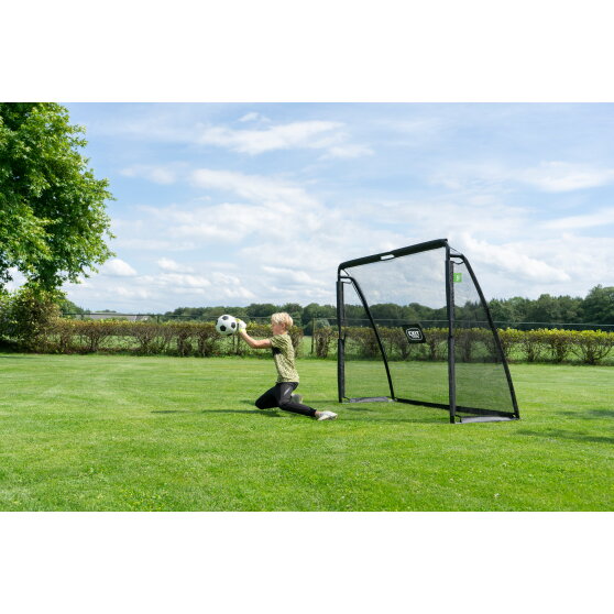 EXIT Coppa stählernes Fußballtor 220x170cm - schwarz