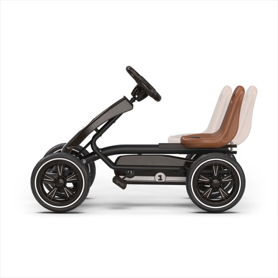 EXIT Foxy Go-Kart f&uuml;r Kinder schwarz | Pedal-Go-Kart ab 2 Jahren