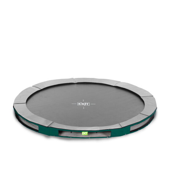 EXIT Elegant sports Bodentrampolin ø366cm - grün