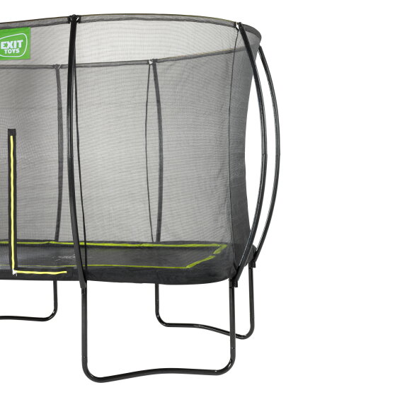 EXIT Silhouette Trampolin 244x366cm mit Leiter - schwarz