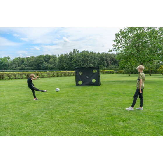 EXIT Coppa stählernes Fußballtor 220x170cm - schwarz
