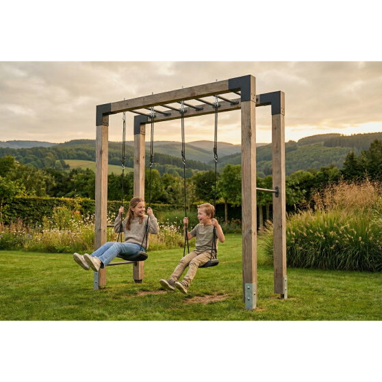 EXIT Linea Robust 110 Monkeybar mit Doppelschaukel