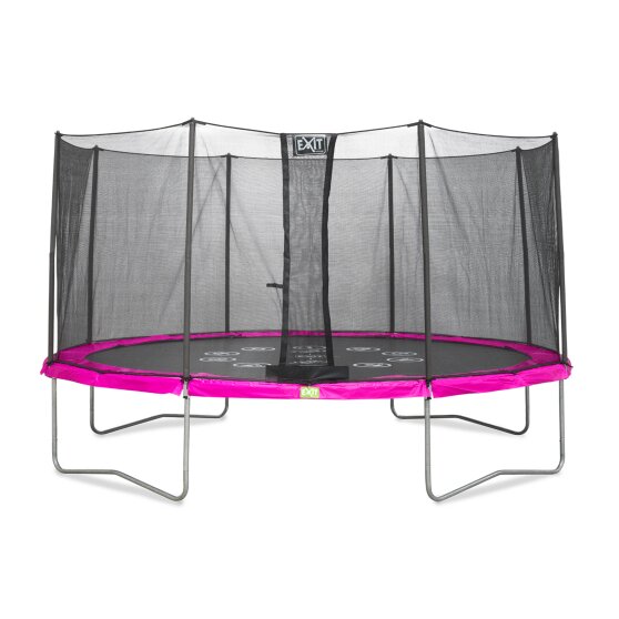 EXIT Twist Trampolin ø366cm - rosa/grau