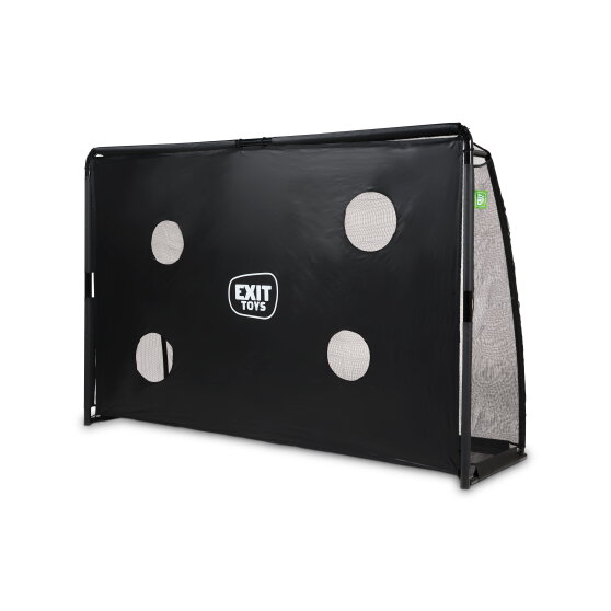 EXIT Finta st&auml;hlernes Fu&szlig;balltor 300x200cm - schwarz