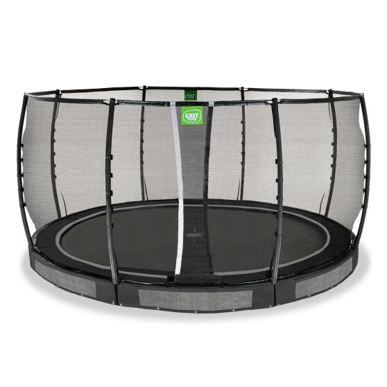 EXIT Allure Premium Bodentrampolin ø427cm - schwarz