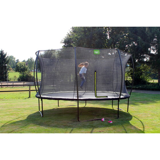 EXIT Silhouette Trampolin ø427cm - schwarz