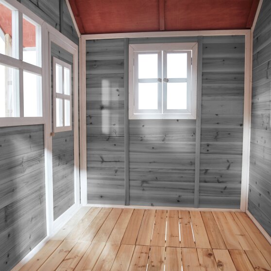 EXIT Loft 550 Holzspielhaus - grau