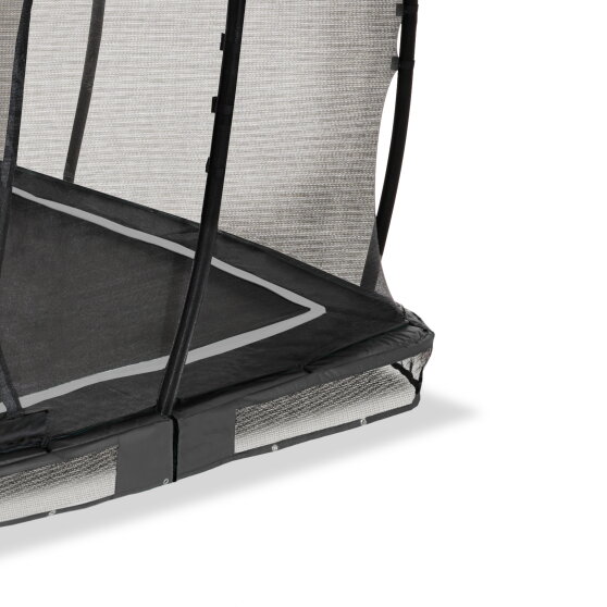 EXIT Allure Classic Bodentrampolin 214x366cm - schwarz