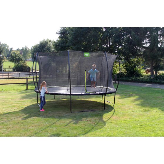 EXIT Silhouette Trampolin ø427cm - schwarz