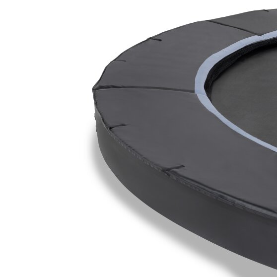 EXIT Dynamic ebenerdiges sports Trampolin ø366cm - schwarz