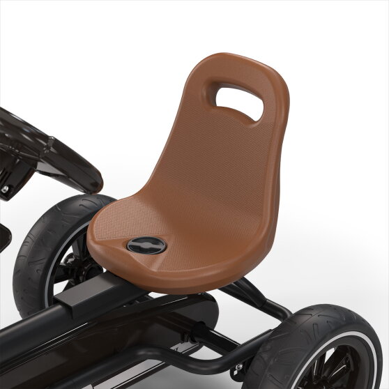 EXIT Foxy Go-Kart für Kinder schwarz | Pedal-Go-Kart ab 2 Jahren