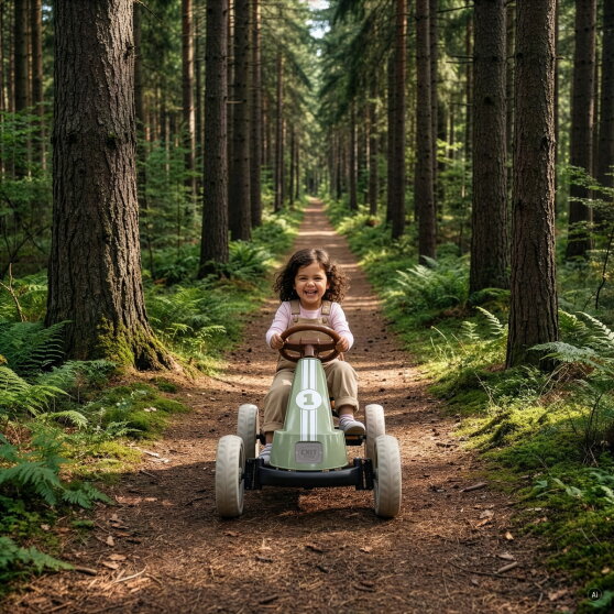 EXIT Foxy Go-Kart f&uuml;r Kinder gr&uuml;n | Pedal-Go-Kart ab 2 Jahren