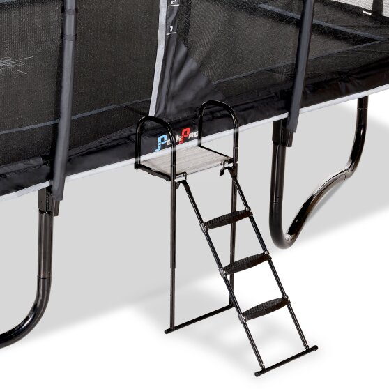 EXIT Trampolinplattform mit Leiter für Rahmenhöhen von 95-110cm