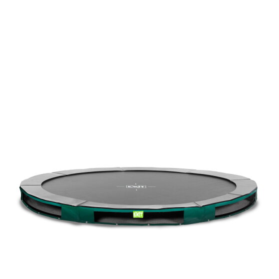 EXIT Elegant sports Bodentrampolin ø366cm - grün