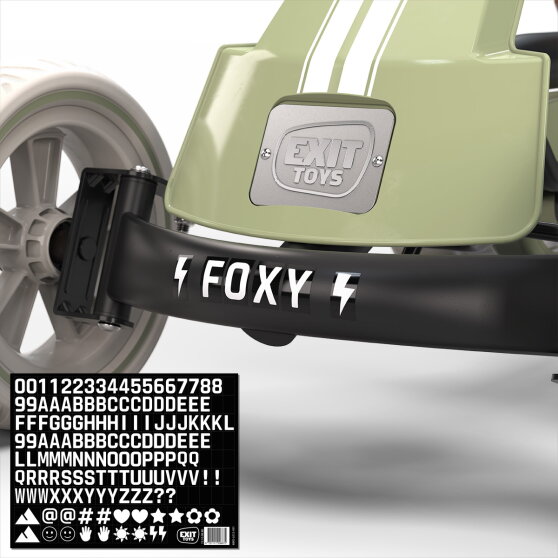 EXIT Foxy Go-Kart f&uuml;r Kinder gr&uuml;n | Pedal-Go-Kart ab 2 Jahren