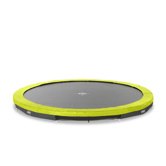 EXIT Silhouette sports Bodentrampolin ø366cm - grün