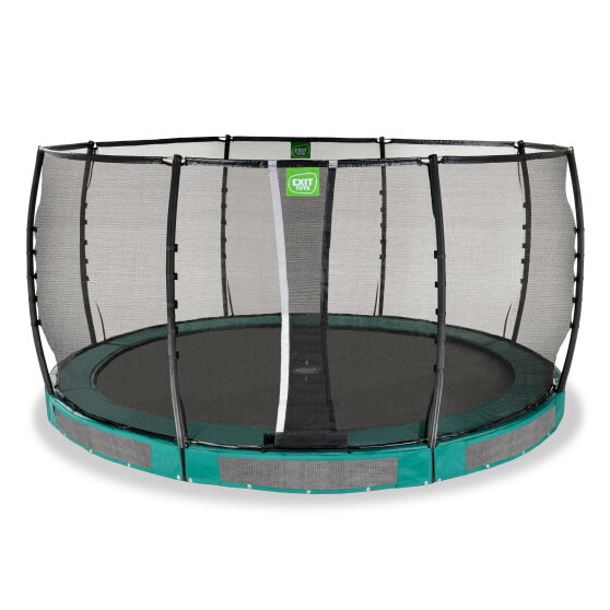 EXIT Allure Premium Bodentrampolin &oslash;427cm - gr&uuml;n